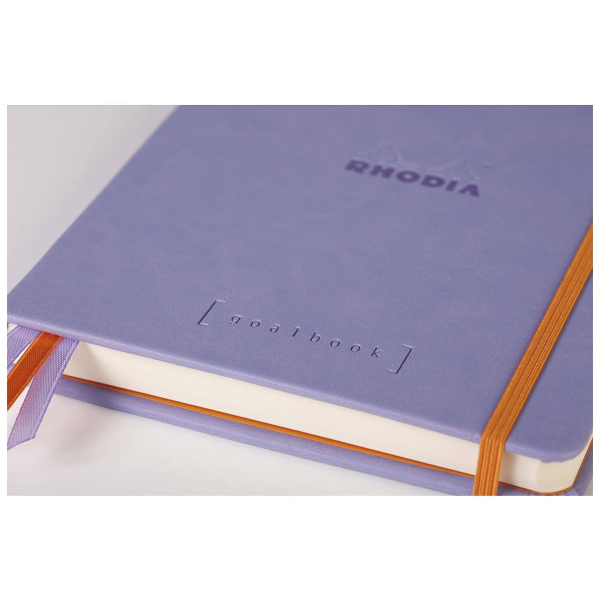 Agenda Lux Goal Book A5 liliac punctata cu coperta rigida Agenda Rhodia