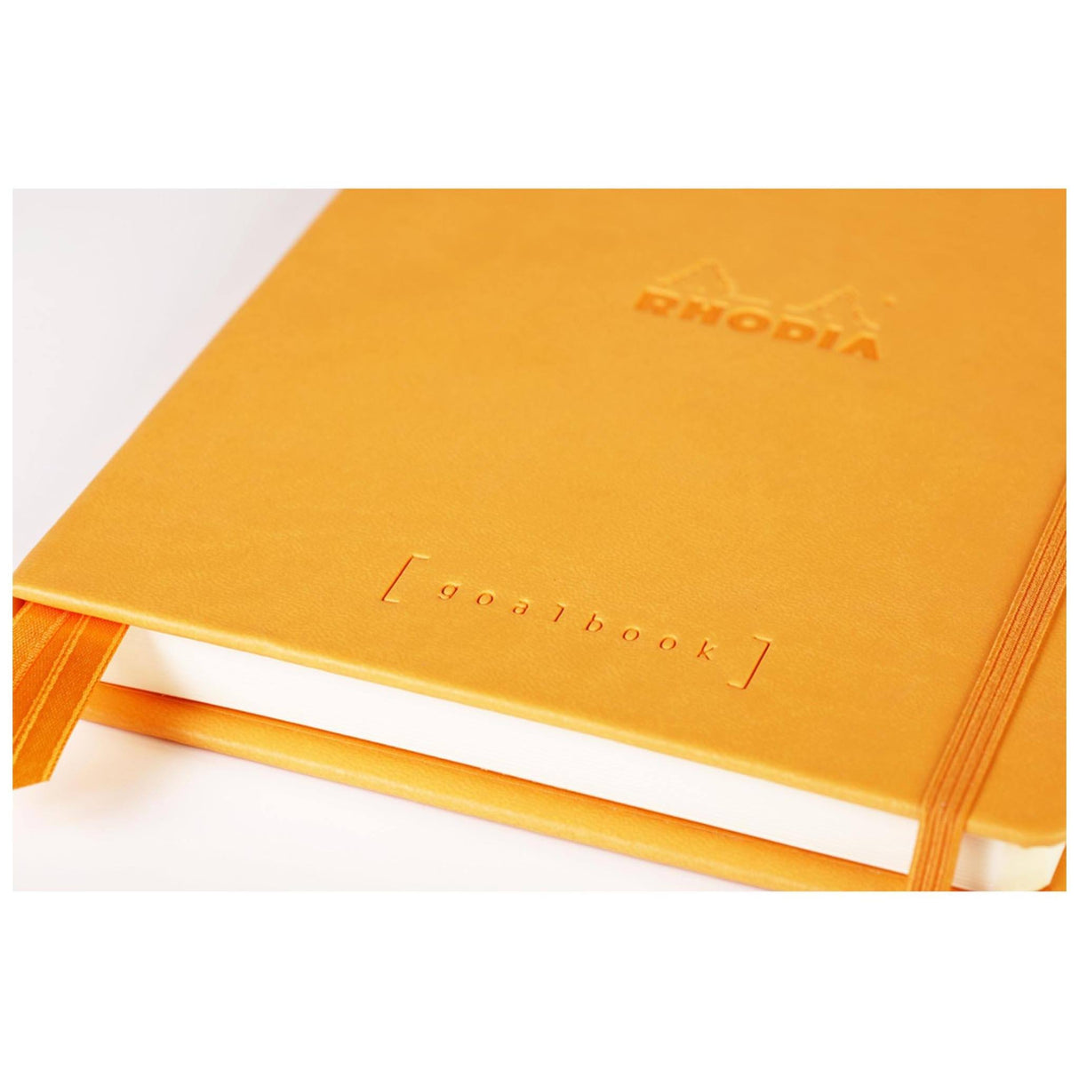 Agenda Lux Goal Book A5 narcisa punctata cu coperta rigida Agenda Rhodia