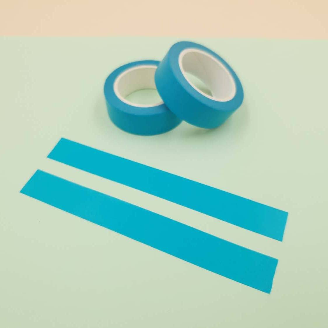 Banda Washi - Albastra Banda Washi Paperie.ro