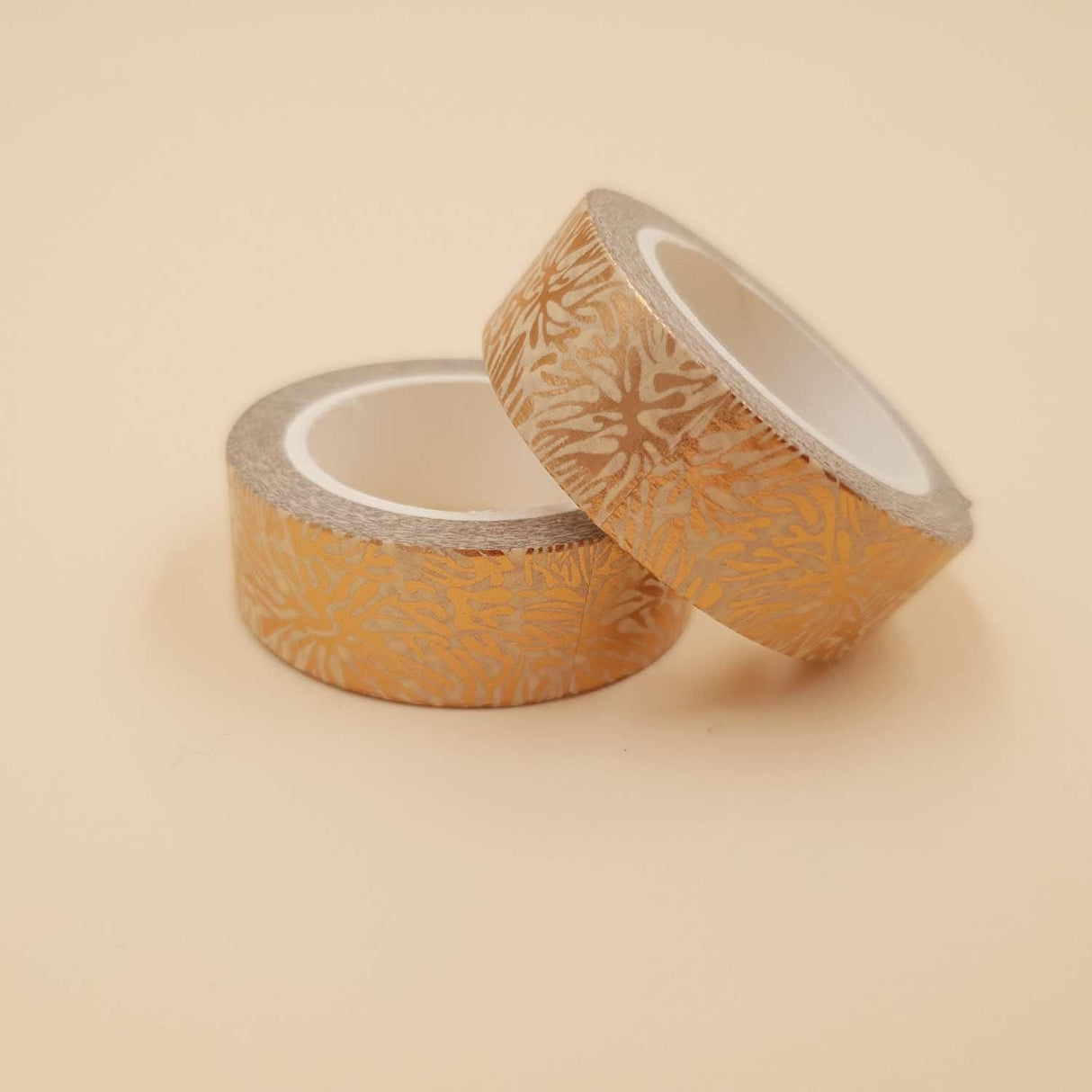 Banda Washi - Galben Pal Model Dungi Aurii Paperie.ro