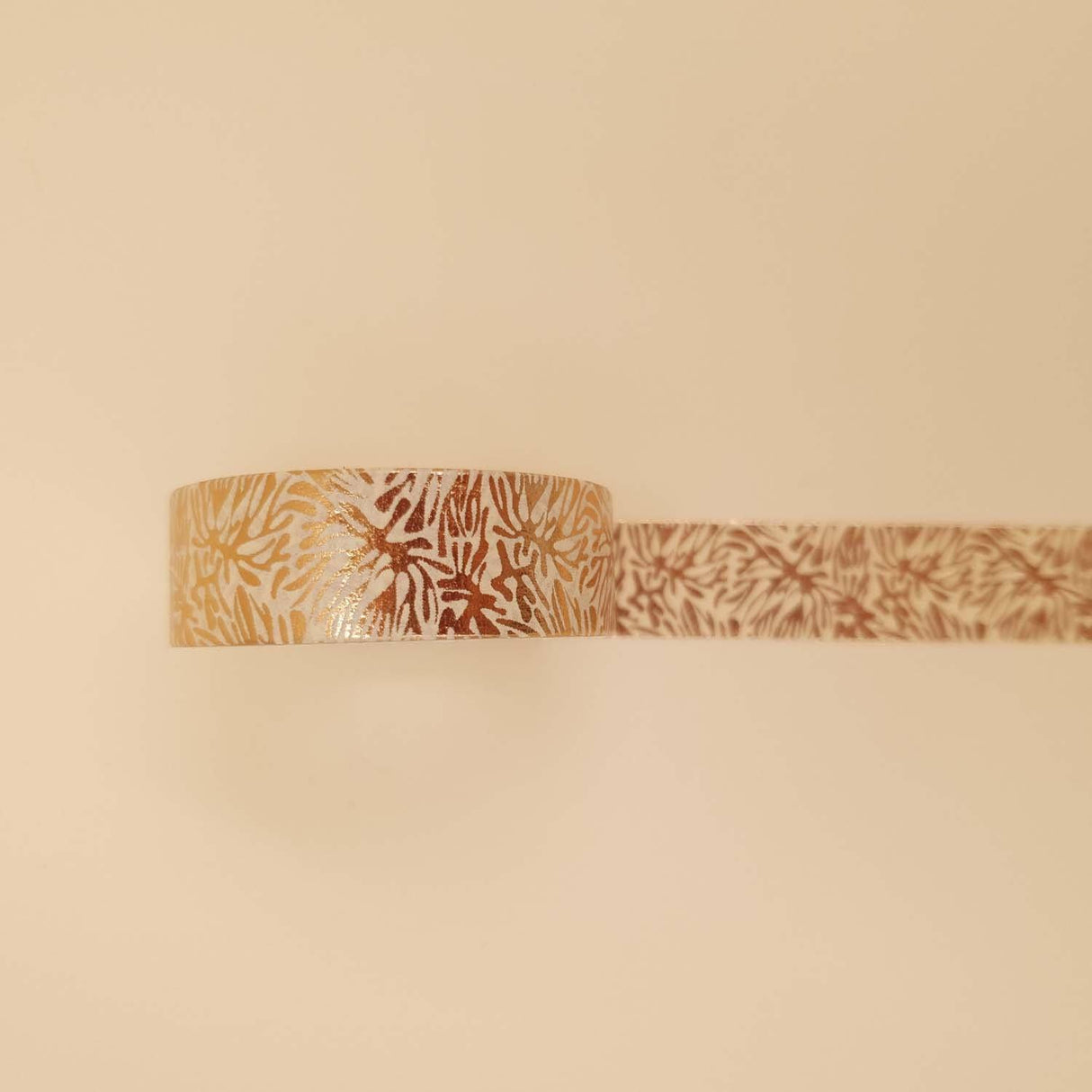 Banda Washi - Galben Pal Model Dungi Aurii Paperie.ro