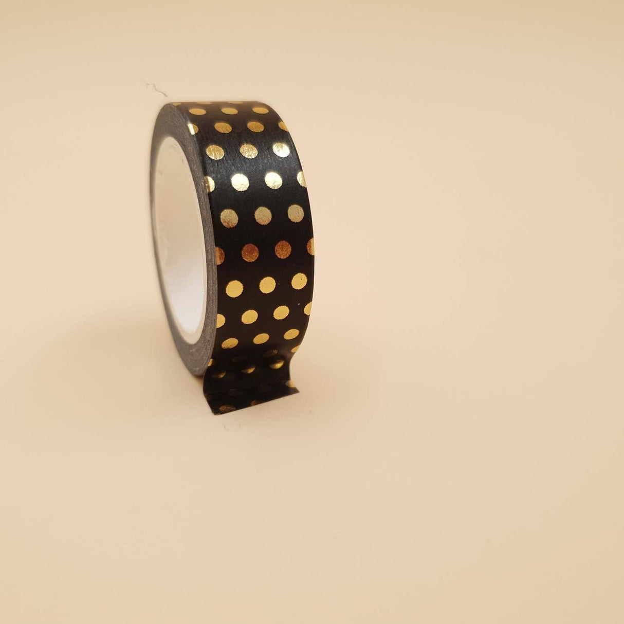 Banda Washi - Neagra Model Buline Aurii Paperie.ro