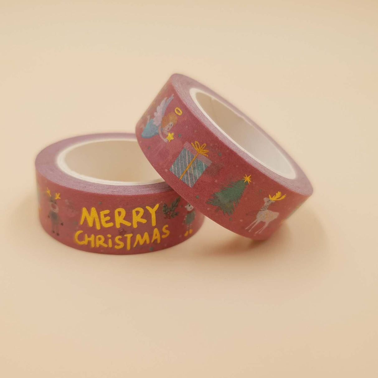 Banda Washi - Roz Model Merry Christams Paperie.ro