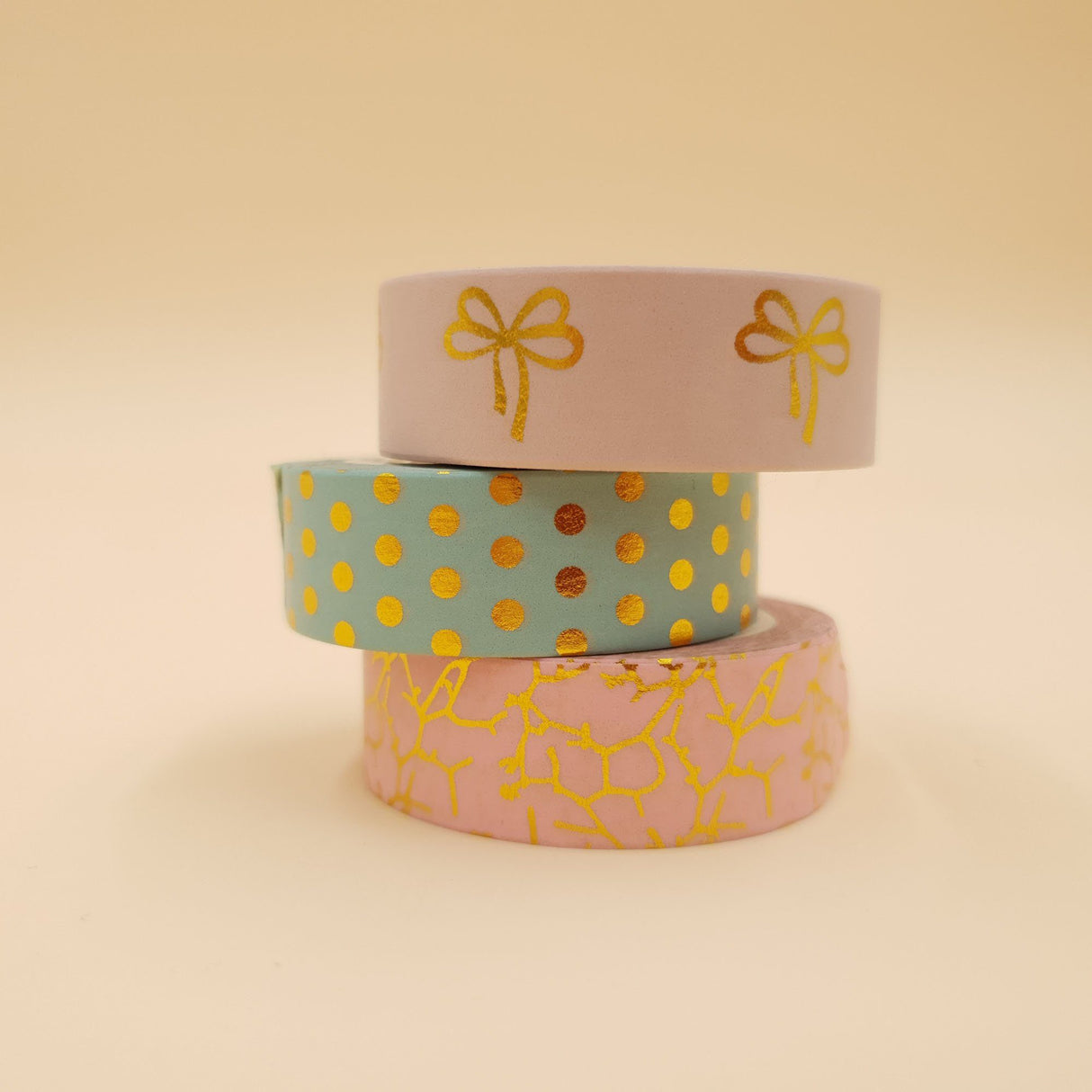 Banda Washi - Set 3 bucati Pastel Banda Washi Paperie.ro