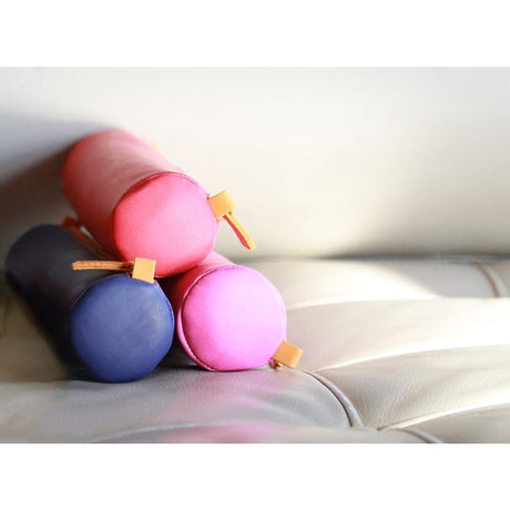 Penar Rhodiarama, rotund, imitatie piele, 5 x 21.5 x 5 cm, Fuchsia Penar Rhodia