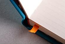 Agenda A5 192 pagini Rhodia dictando albastru safir, coperta rigida Agenda Rhodia