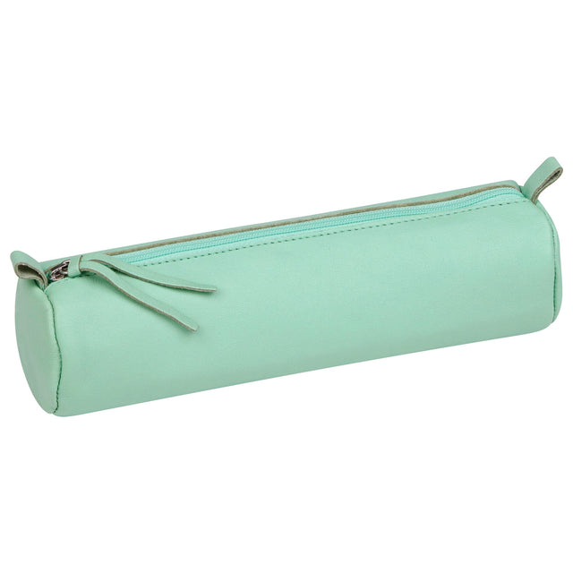 Penar Rhodiarama, rotund, piele naturala, 5.5 x 22 x 5.5 cm, Pistachio Green Penar Rhodia