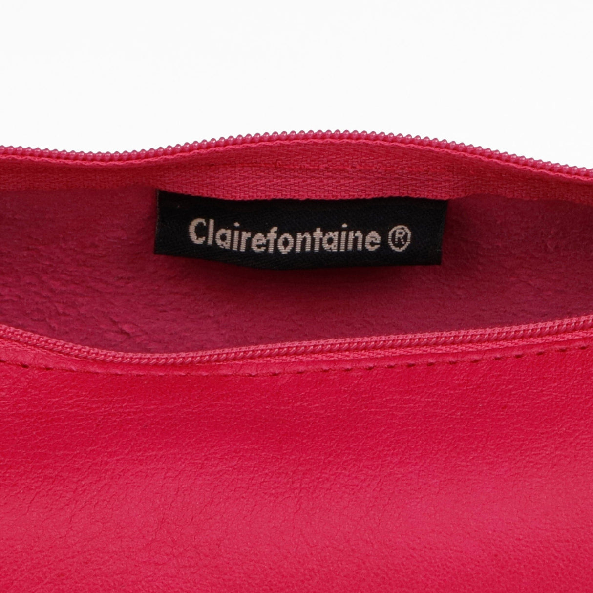 Penar Rhodiarama, rotund, piele naturala, 5.5 x 22 x 5.5 cm, Raspberry Penar Rhodia