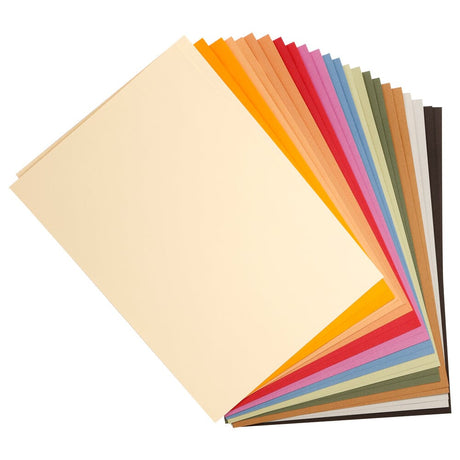 Carton color A4, Clairefontaine, 160 g/mp, 12 culori, 24 coli/top Hartie si caton Clairefontaine