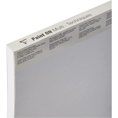 Caiet desen/pictura Clairefontaine Paint'On A4, 40coli albe de 250g Clairefontaine