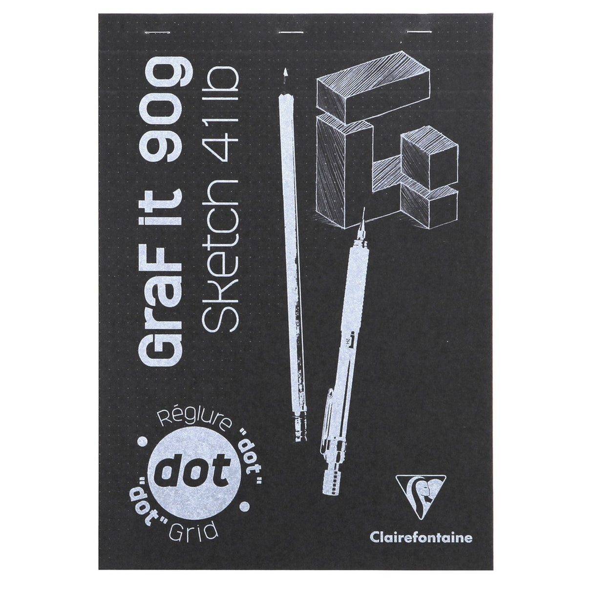 Caiet notite GRAFiT A4 80coli 90g liniatura punctata Clairefontaine