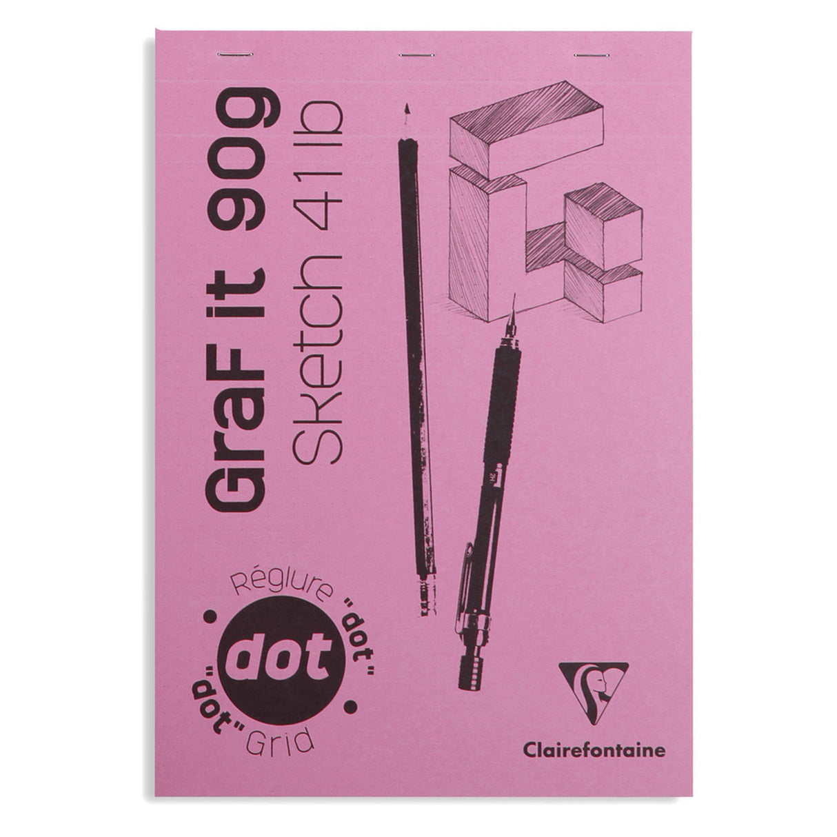 Caiet notite GRAFiT A4 80coli 90g liniatura punctata Clairefontaine
