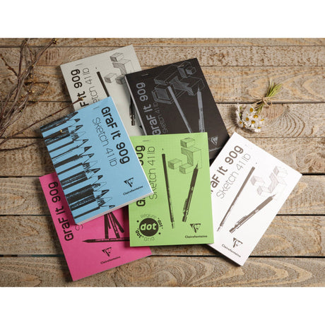 Caiet notite GRAFiT A4 80coli 90g liniatura punctata Clairefontaine
