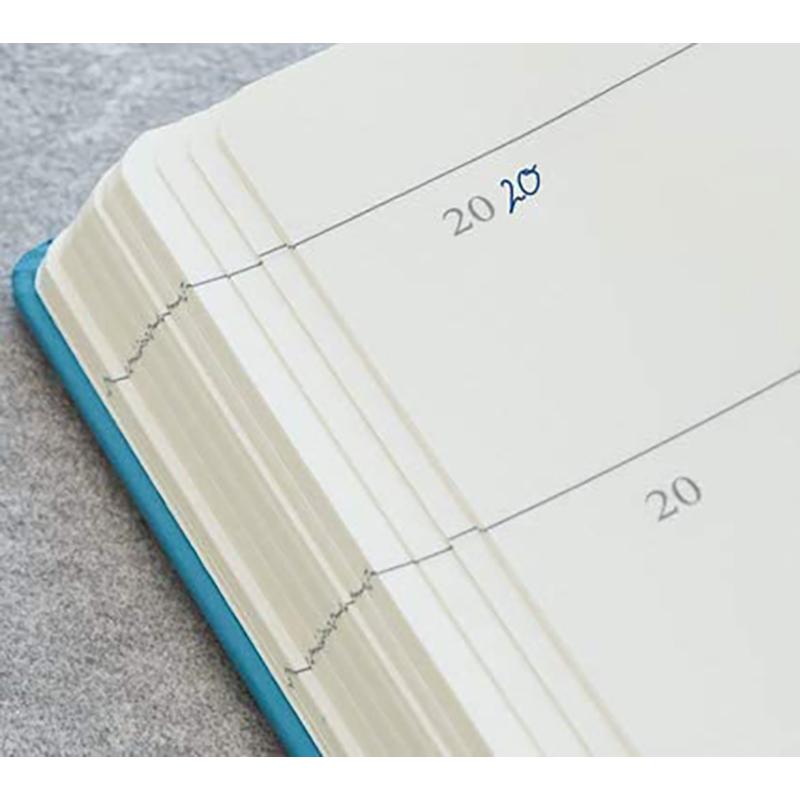 Caiet Leuchtturm1917 , A5, cartonat, 251 pg, foi veline, verde Pacific Agenda Leuchtturm Leuchtturm 1917