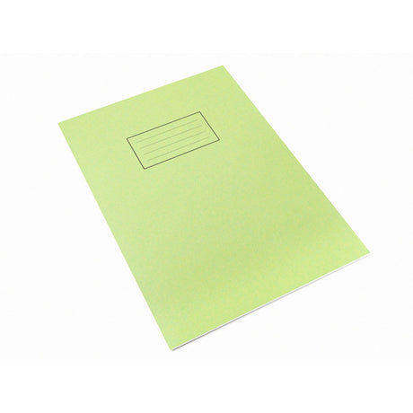 Caiet studentesc Silvine 40 de file dictando, 75g/mp, cu margine de 8mm si coperta verde Caiet Paperie.ro