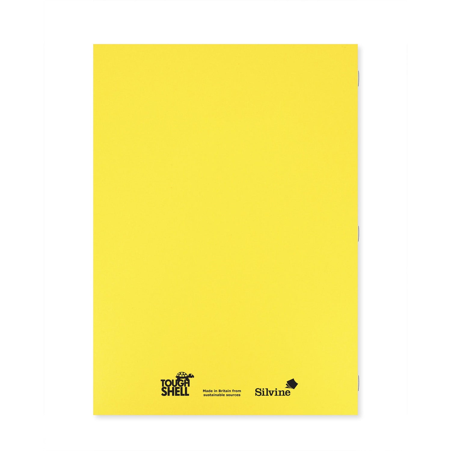 Caiet studentesc Silvine. Contine 40 de file dictando, 75g/mp, cu margine de 8mm si o coperta laminata, pentru rezistenta, galbena Caiet Paperie.ro