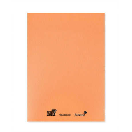 Caiet studentesc Silvine. Contine 40 de file dictando, 75g/mp, cu margine de 8mm si o coperta laminata, pentru rezistenta, portocalie Caiet Paperie.ro
