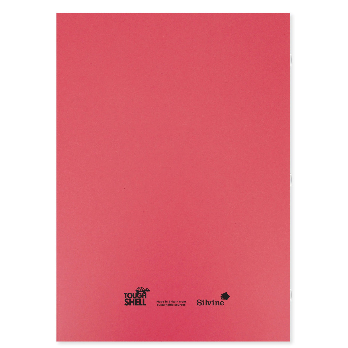 Caiet Silvine A4+. Contine 40 de file dictando, 75g/mp, cu margine de 8mm si o coperta laminata, pentru rezistenta, rosie Caiet Paperie.ro