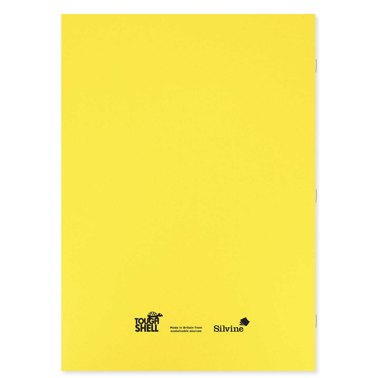 Caiet Silvine A4+. Contine 40 de file dictando, 75g/mp, cu margine de 8mm si o coperta laminata, pentru rezistenta, galbena Caiet Paperie.ro
