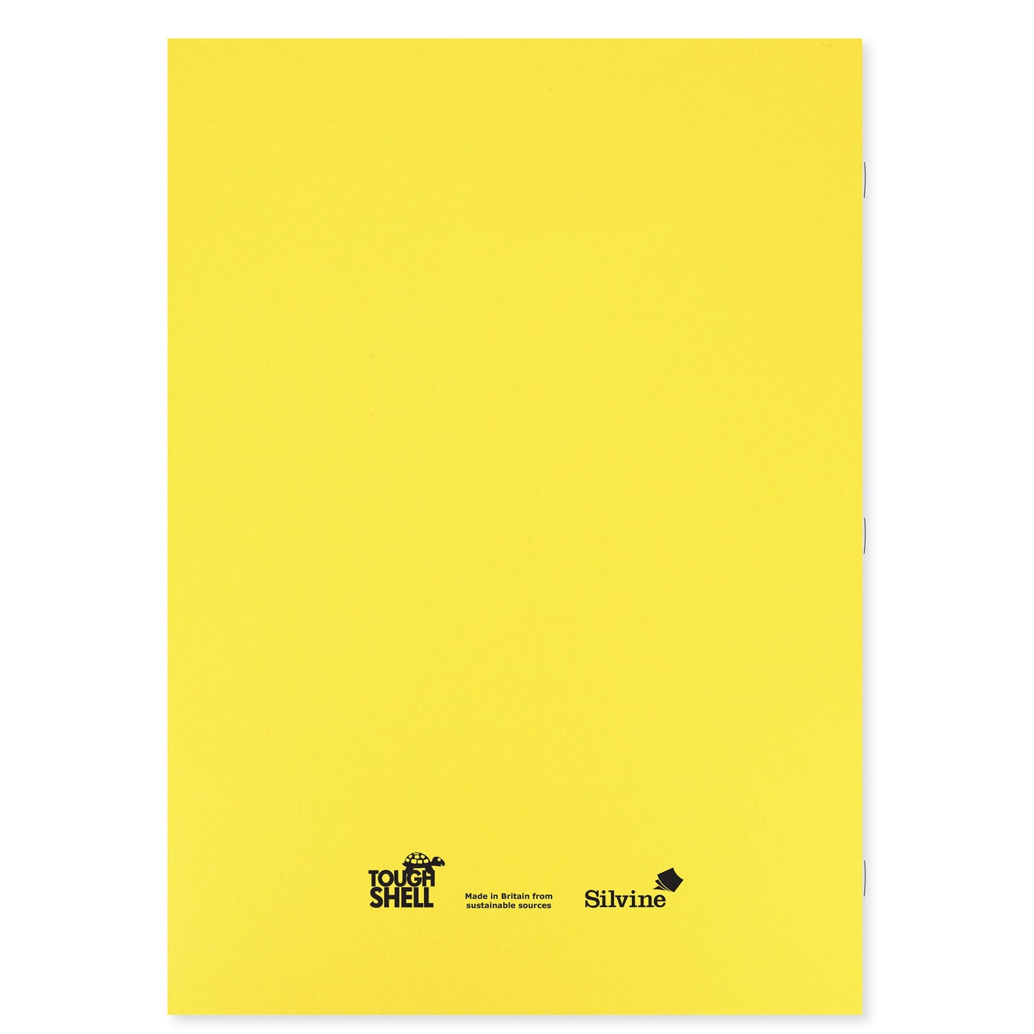Caiet Silvine A4+. Contine 40 de file dictando, 75g/mp, cu margine de 8mm si o coperta laminata, pentru rezistenta, galbena Caiet Paperie.ro