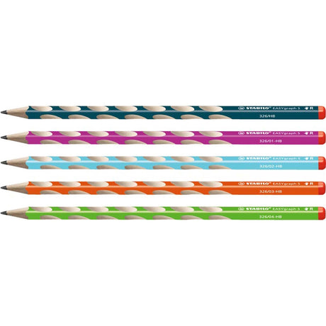 Creioane grafit Stabilo EasyGraph S pt dreptaci 2 buc/set Paperie.ro