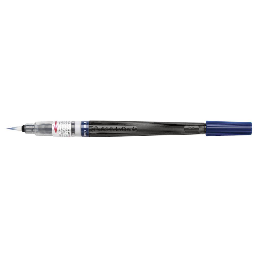 Pensula Pentel colorata bleumarin Paperie.ro