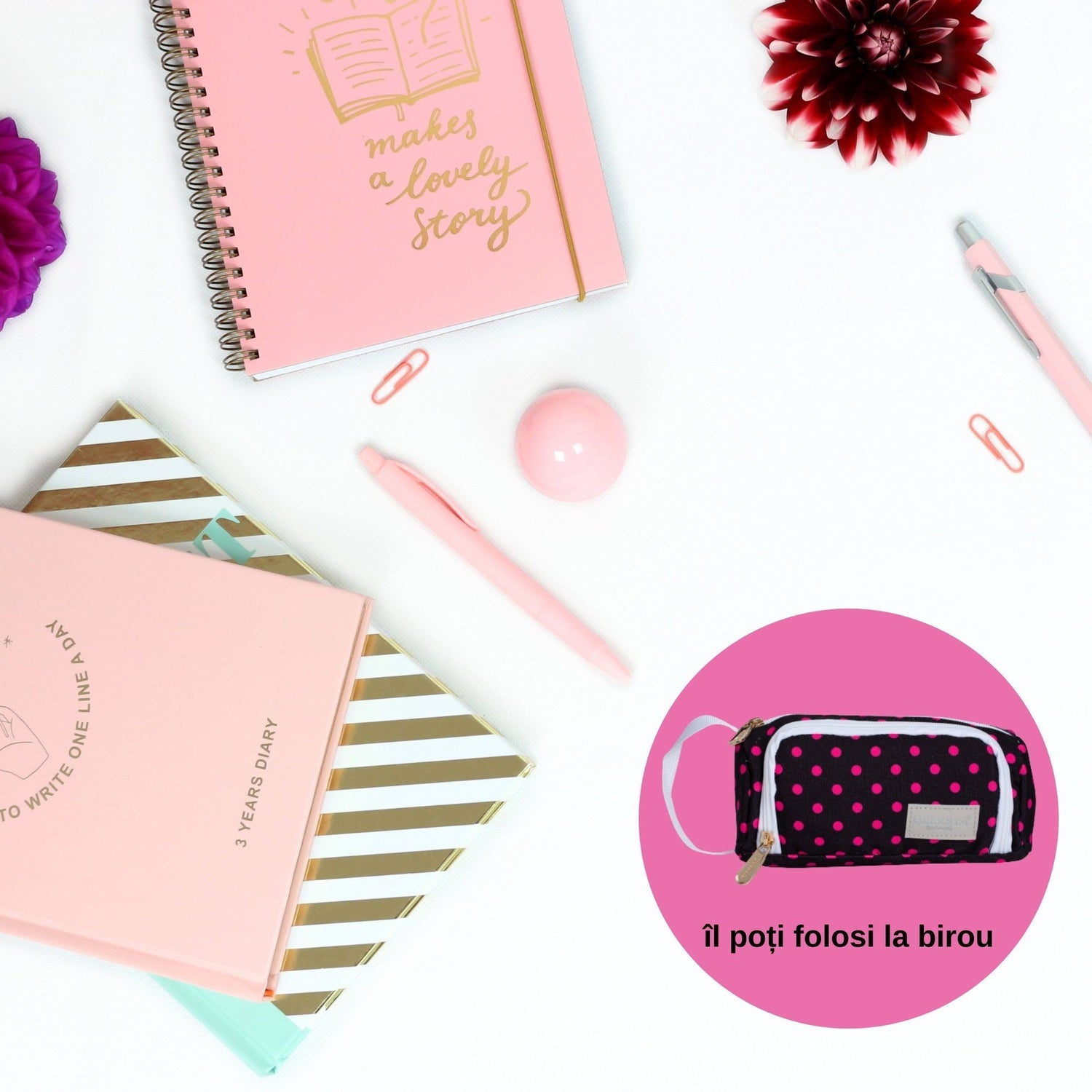 Penar Geeksta Design 4 Negru/buline roz Penar Geeksta