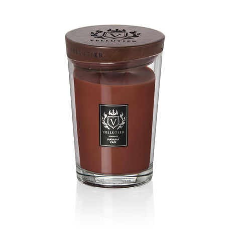 Lumanare parfumata VELLUTIER mare 2 fitile ''Havana Cafe'' 515g Lumanare parfumata VELLUTIER