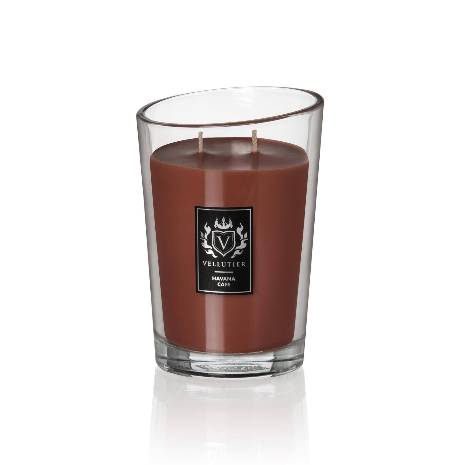 Lumanare parfumata VELLUTIER mare 2 fitile ''Havana Cafe'' 515g Lumanare parfumata VELLUTIER