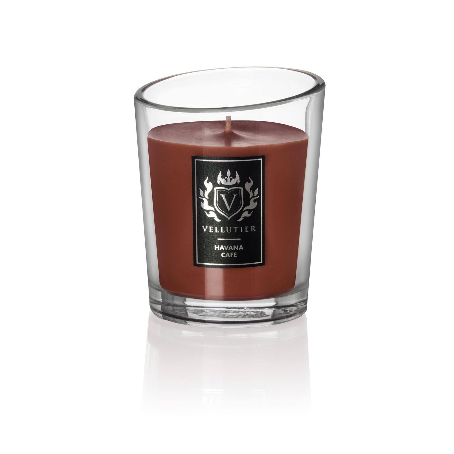 Lumanare parfumata VELLUTIER medie ''Havana Cafe'' 225g Lumanare parfumata VELLUTIER