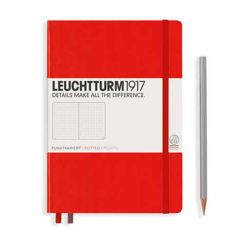 Caiet Bujo A5 Classic - Red, 251 pagini BUJO Leuchtturm 1917