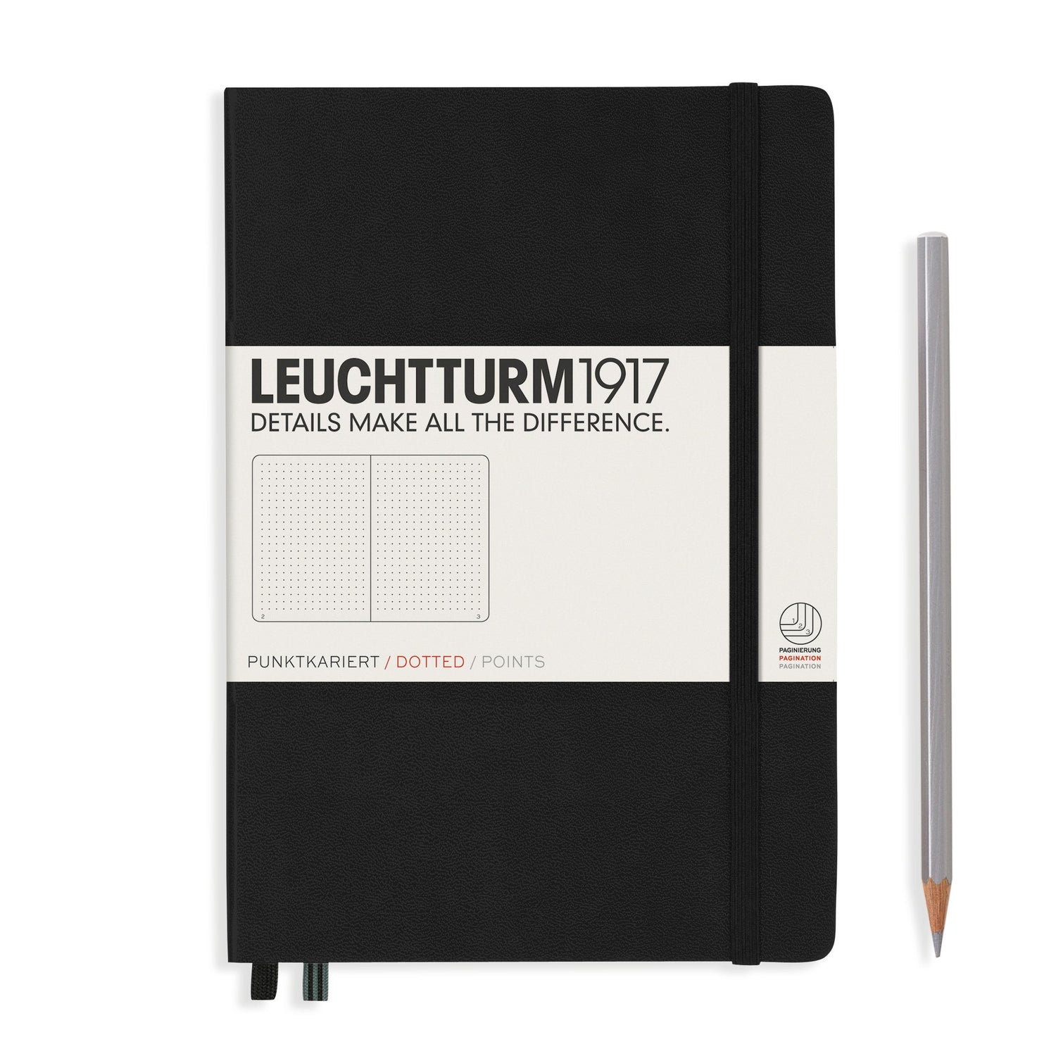 Caiet Bujo A5 Classic - Black, 251 pagini BUJO Leuchtturm 1917