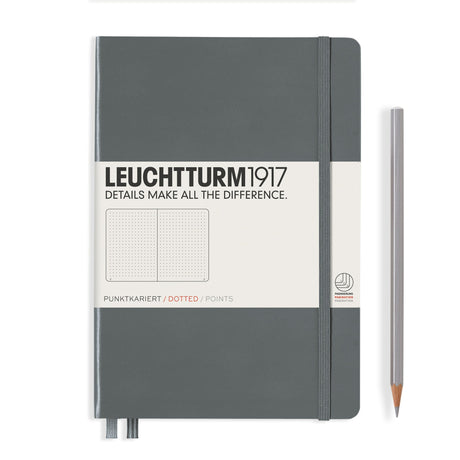 Agenda Dictando A5 Clasic - Antracit, 251 pagini A5, dictando, hardcover Leuchtturm 1917