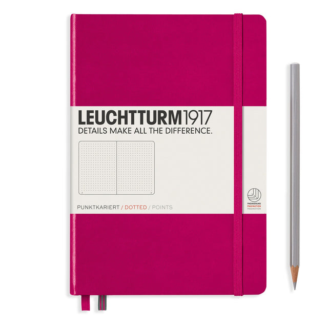 Agenda Mate A5 Clasic - Berry, 251 pagini A5, mate, hardcover Leuchtturm 1917