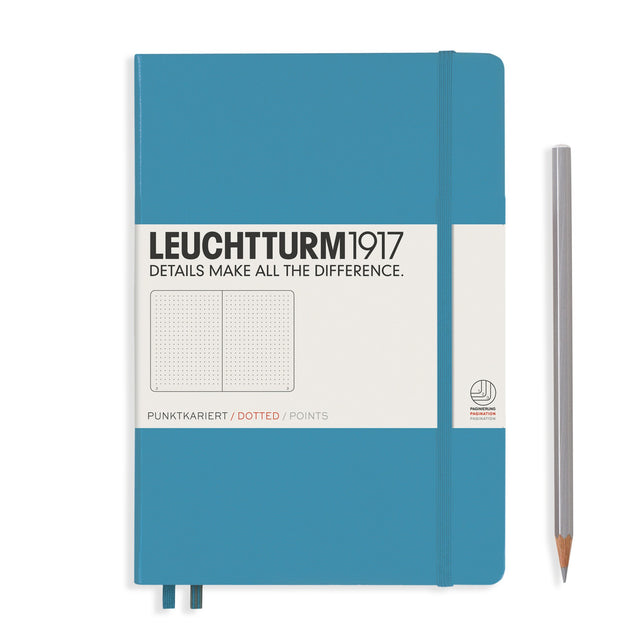 Agenda Mate A5 Clasic- Nordic Blue 251 pagini A5, mate, hardcover Leuchtturm 1917