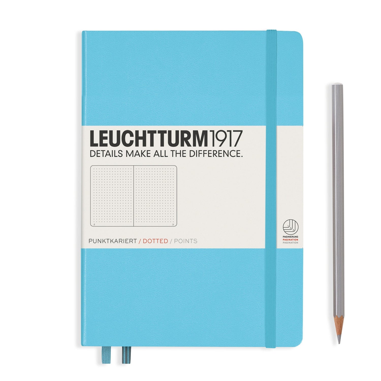 Agenda Dictando A5 Clasic - Ice Blue 251 pagini A5, dictando, hardcover Leuchtturm 1917
