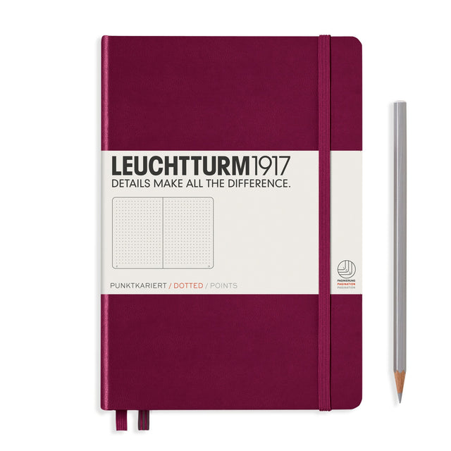 Agenda Dictando A5 Clasic - Port Red, 251 pagini BUJO Leuchtturm 1917