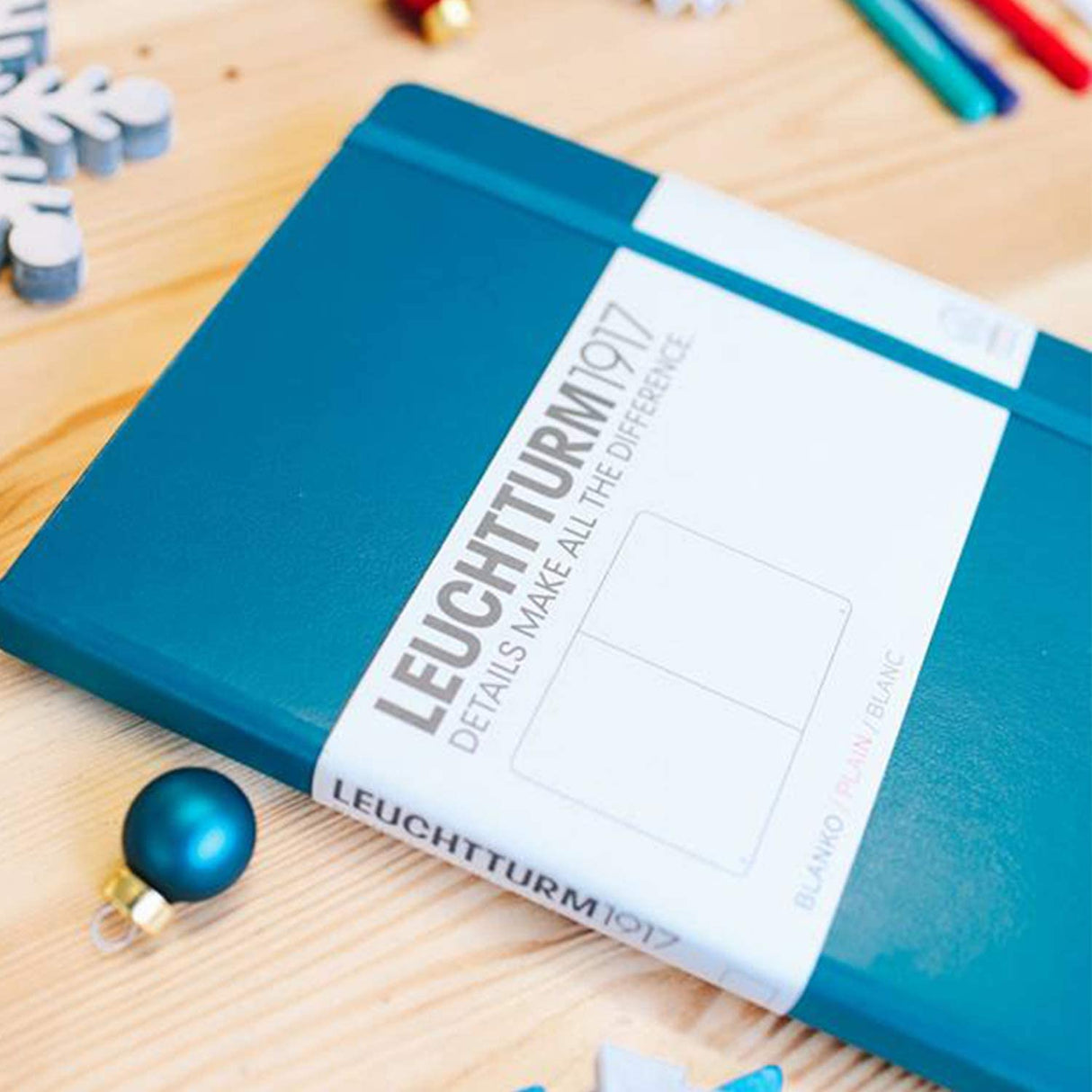 Caiet Leuchtturm1917 , A5, cartonat, 251 pg, foi veline, verde Pacific Agenda Leuchtturm Leuchtturm 1917