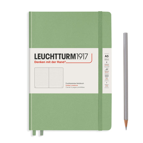 Caiet Bujo A5 Classic - Sage, 251 pagini BUJO Leuchtturm 1917