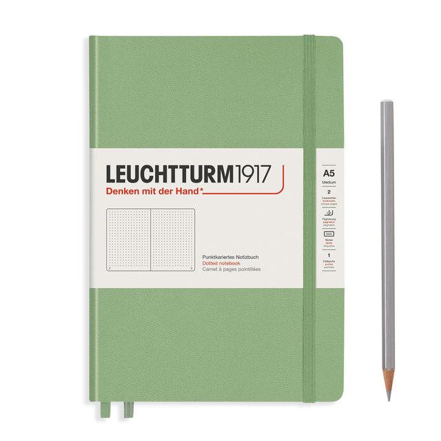 Caiet Bujo A5 Classic - Sage, 251 pagini BUJO Leuchtturm 1917