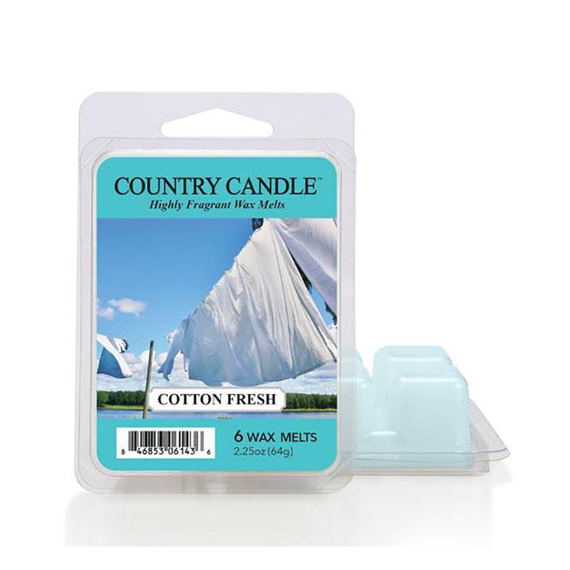 Ceara parfumata Country Candle 64 g Bumbac Ceara parfumata Kringle Candle