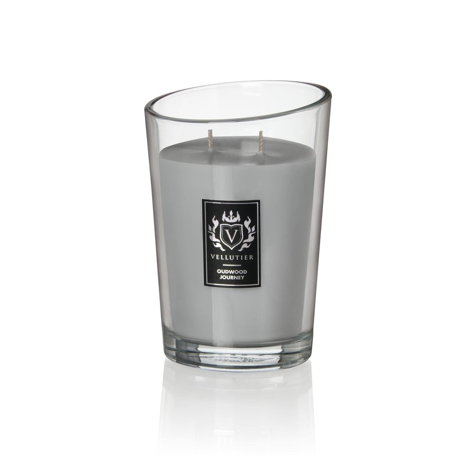 Lumanare parfumata VELLUTIER mare 2 fitile ''Calatorie in padurile orientale'' 515g Lumanare parfumata VELLUTIER
