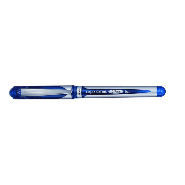 Roller cu gel Pentel EnerGel, BL57, 0.7 mm, fara mecanism, albastru Rollere cu gel Pentel