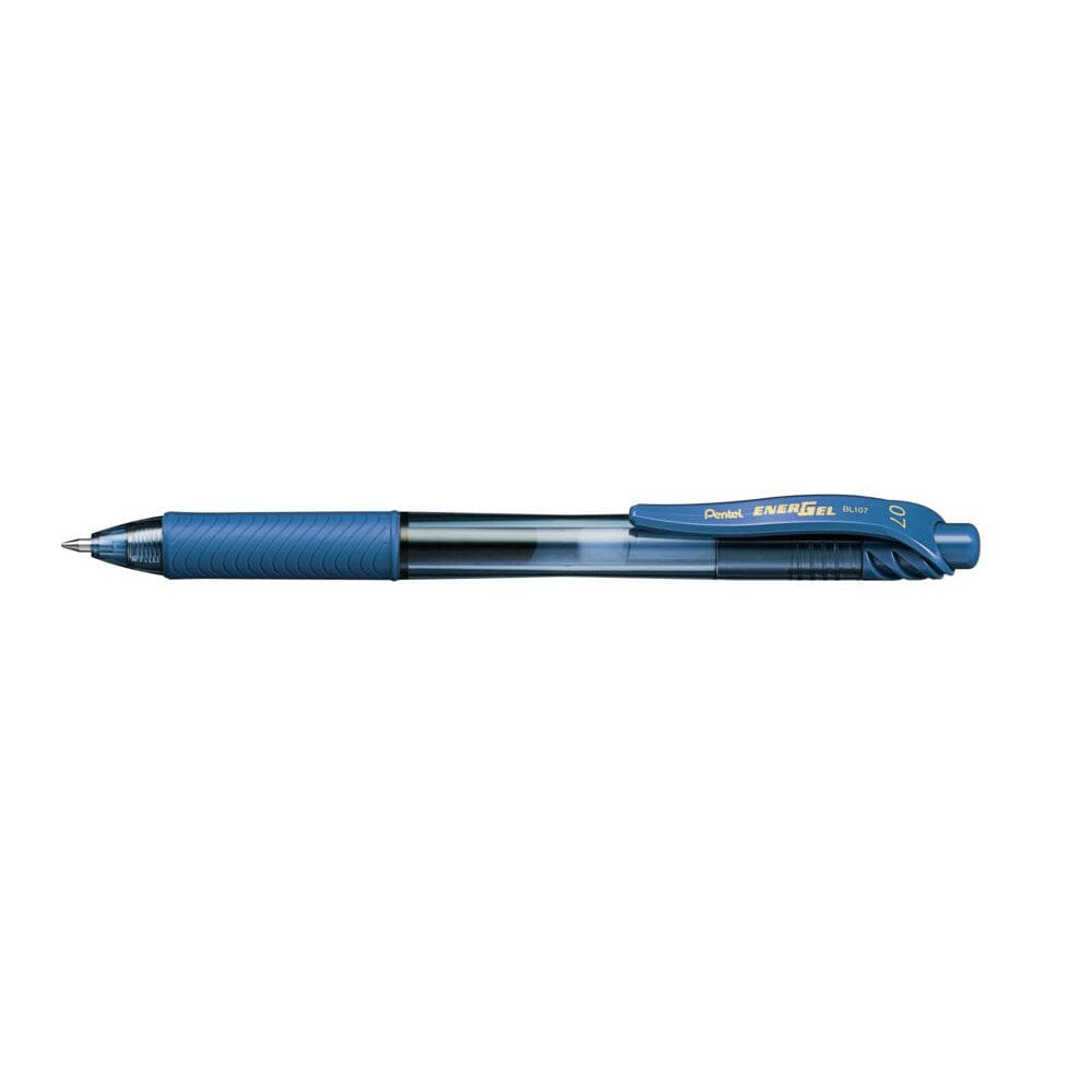 Roller cu gel Pentel EnerGel X, BL107, 0.7 mm, cu mecanism, bleumarin Rollere cu gel Pentel