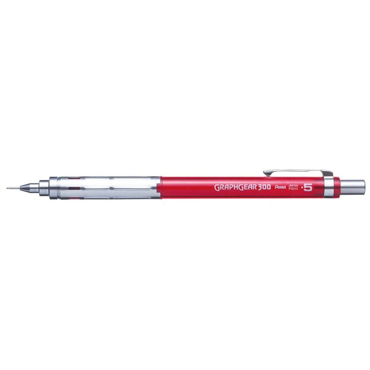 Creion mecanic Pentel Graphgear 300 0.5mm rosu Creion mecanic Pentel
