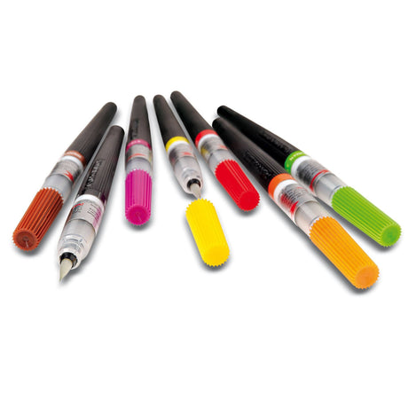 Pensula Pentel colorata maro inchis Paperie.ro