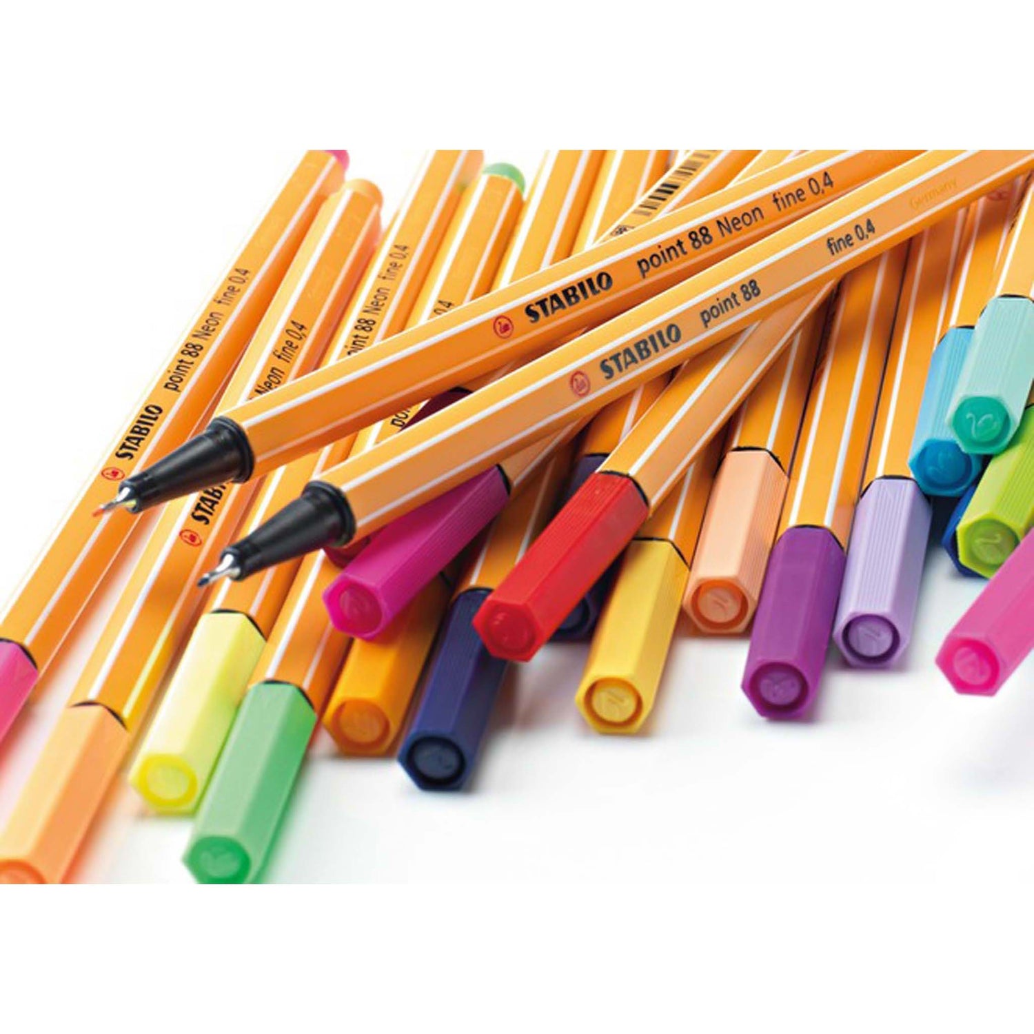 Fineliner Stabilo Point 88 set 20 culori in Etui Fineliner Stabilo