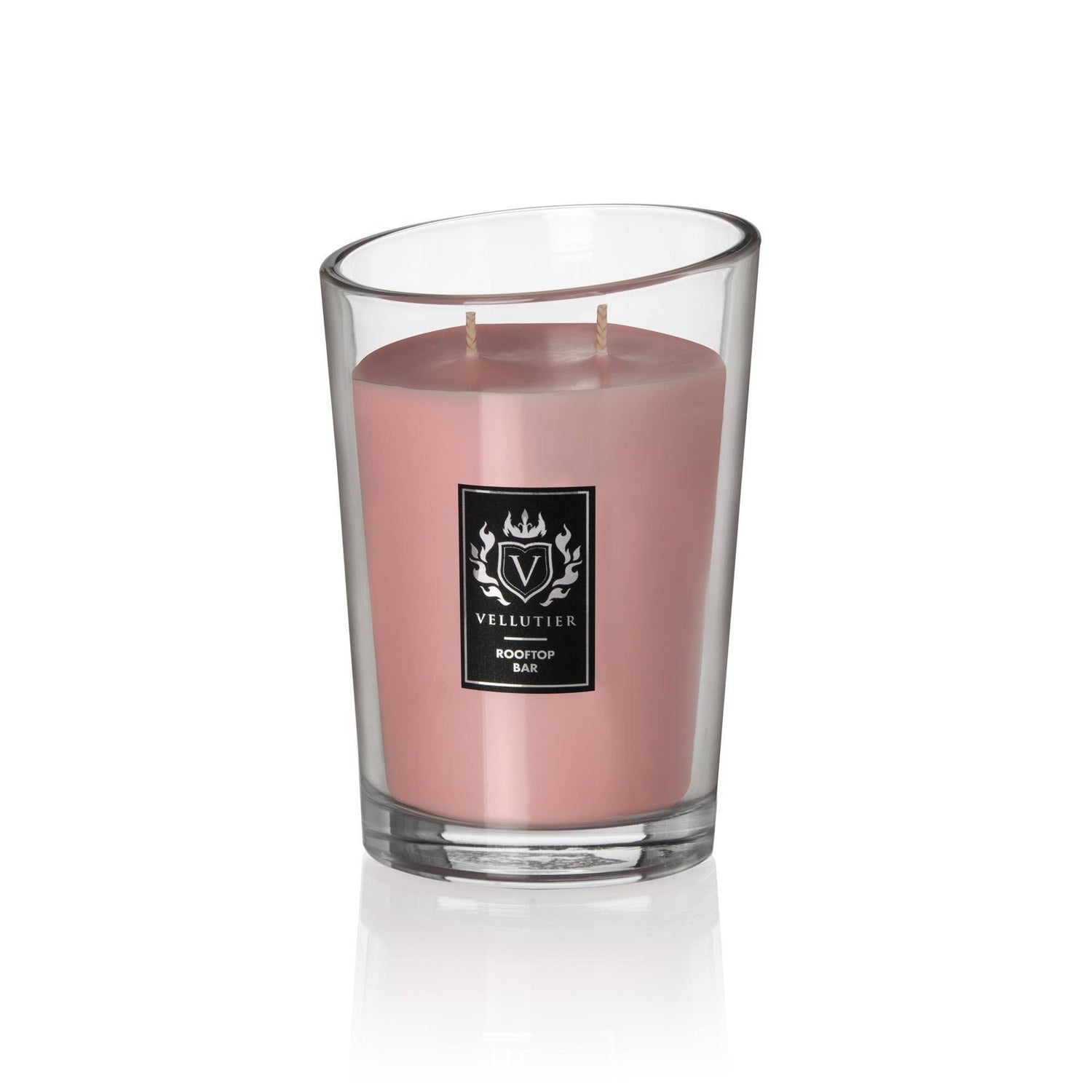 Lumanare parfumata VELLUTIER mare 2 fitile ''Terasa de pe acoperis'' 515g Lumanare parfumata VELLUTIER