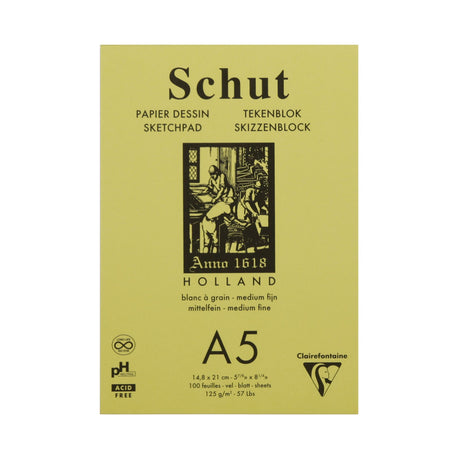 Caiet pentru schite Petit Grain A5 100 coli hartie alba 125g Clairefontaine