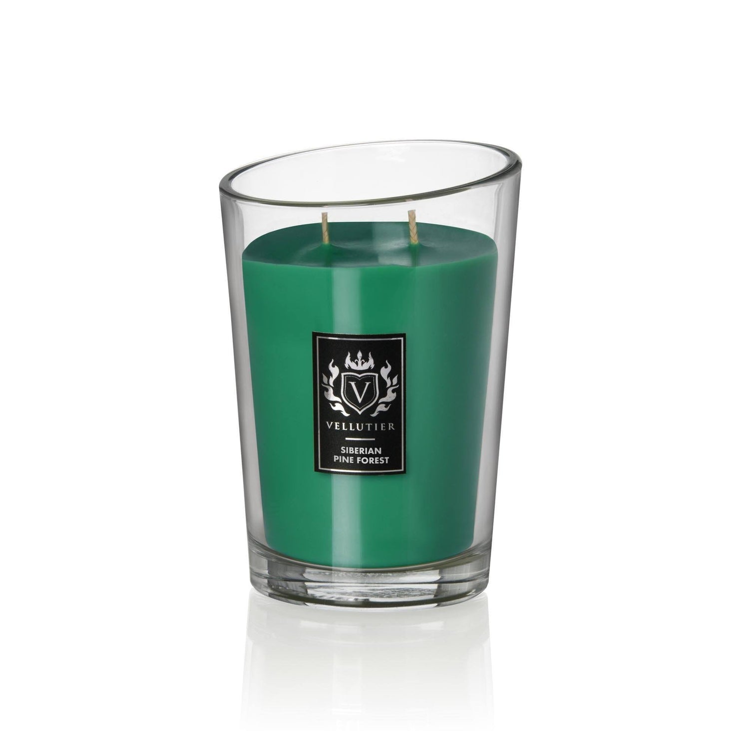 Lumanare parfumata VELLUTIER mare 2 fitile ''Padure de pini siberieni'' 515g Lumanare parfumata VELLUTIER